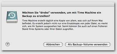 Drobo 07 Time Machine